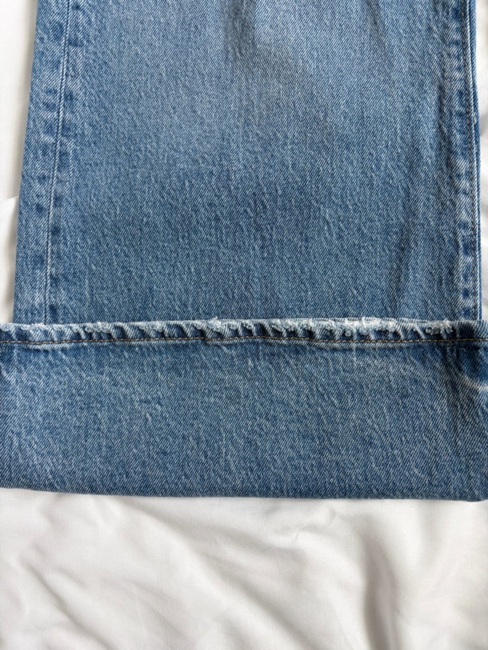Loft High-Rise Wide Leg Jeans in Vintage Indigo - Picture 8 of 9